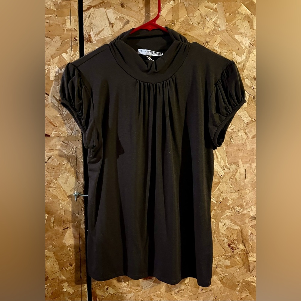 Elegant Chocolate Brown Women's Top